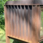 Ecosy+ V2 Double Sided - Corten Steel Outdoor Woodburning Stove 